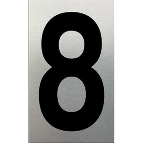 Self-Adhesive Aluminum Number 8 - Markit Graphics 50mm