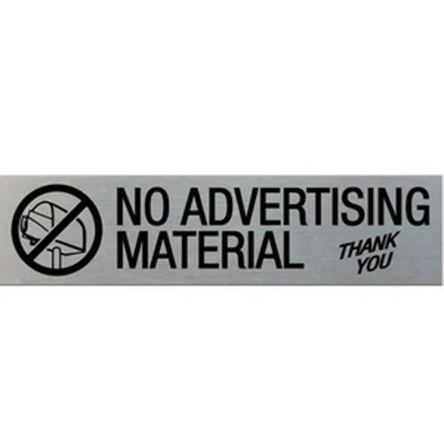 No Advertising Material SSS84 - Markit Graphics