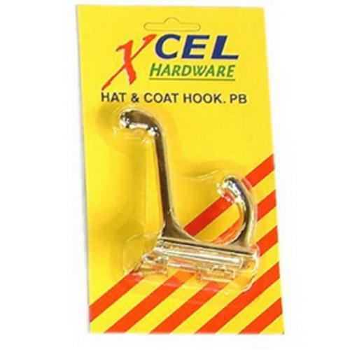 Hat & Coat Hook Chrome Plate - Xcel