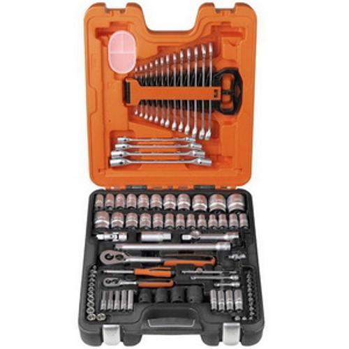 1/4 Inch & 1/2 Inch Drive 94 Piece Combination Socket Set - Bahco