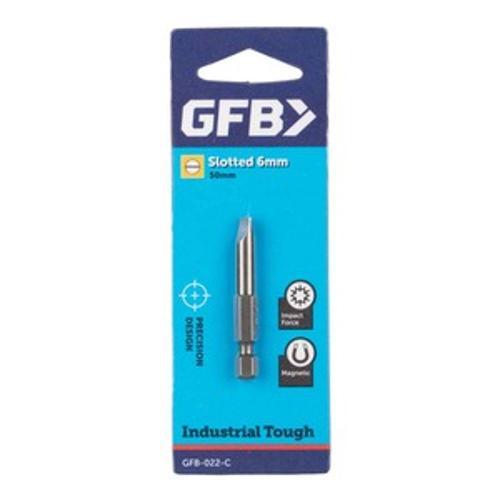 Slot Screwdriver Bit 6mm x 50mm