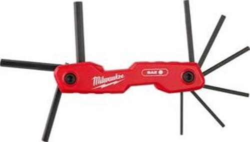 Folding Hex Key Set 9 Piece SAE - Milwaukee