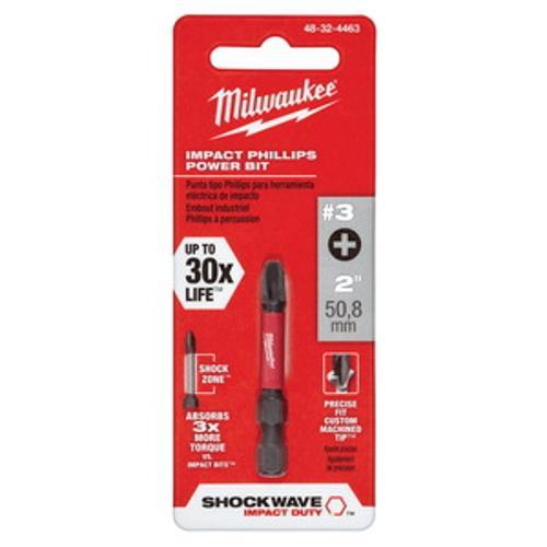 SHOCKWAVE Phillips No.3 Powerbit - Milwaukee 2 inch