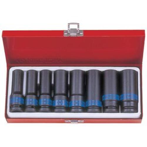 Deep Impact Socket Set 1/2 Inch Drive 12-24mm 6 Point 8-Piece KT4410MP01