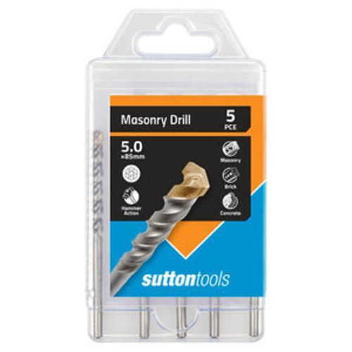 Masonry Drill Sets Standard Fixing - Sutton 5mm 5 Piece Set
