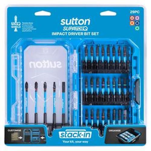 Stack In Screwdriver bit Set 29 Piece - Sutton Tools