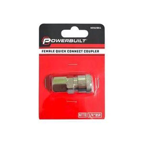Female Quick Connect Coupler NITTO 1/4BSP - Powerbuilt