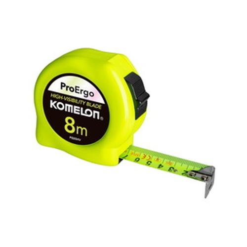 ProErgo Pocket Tape Measure - Komelon 8m x 25mm Hi-Vis