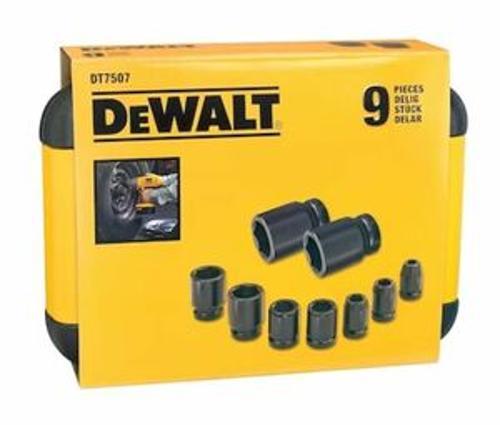 Impact Socket Set 9 Piece - DeWalt