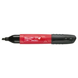 INKZALL Permanent Industrial Chisel Tip Black Marker - Milwaukee