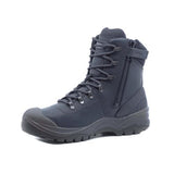 Monza Zip Safety Boot Steel Toe And Midsole Black UK5 - Grisport