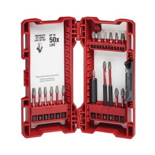 SHOCKWAVE Impact Driver Bit 18 Piece Set - Milwaukee