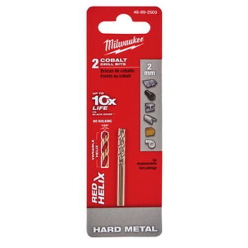 Red Helix Cobalt Drill Bit - Milwaukee 49mm 2 pack