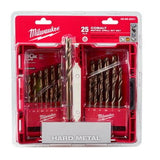 Red Helix Cobalt Drill Bit Kit 25-Piece - Milwaukee