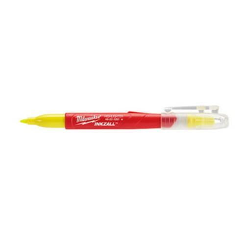 INKZALL Jobsite Yellow Highlighter 5 Pack - Milwaukee