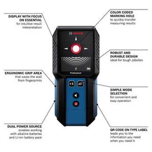 Professional Multi Scanner GMS 120-27 - Bosch 120mm Depth