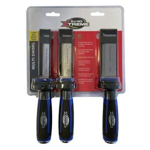 Xtreme 3 Piece Multi Chisel Set 19/25/32mm - Blu-mol
