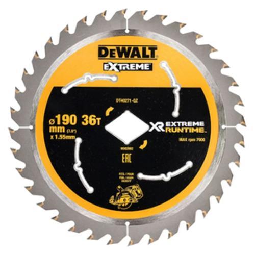 XR 190mm Diamond Bore 36T Circular Saw Blade - DeWalt
