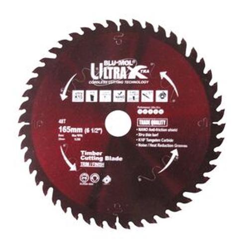 Ultra Circular Saw Blade - Blu-Mol 165mm x 48T