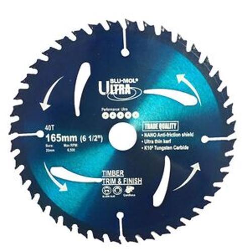 Ultra Circular Saw Blade - Blu-Mol 165mm x 40T