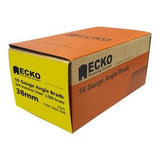 16ga Stainless Steel Angle Brads - Ecko 38mm x 1.6 2000 Pack