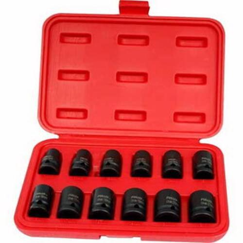 Professional 1/2 Inch Drive 12-Piece Impact Socket Set 527-8412 - Fuller