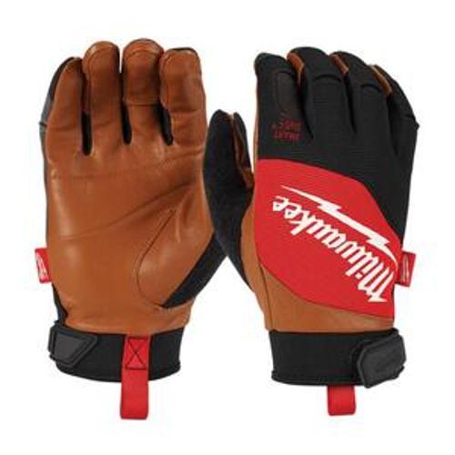 Hybrid Leather Gloves - Milwaukee XXL