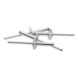 Rivets 4.8 20mm Aluminium XL Wide Head and Drill 25 Pack - RAPID