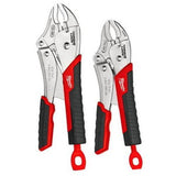 TORQUE LOCK Curved Jaw Locking Pliers Set - Milwaukee 254mm 177mm