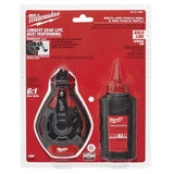 Bold Line Chalk Reel with Red Chalk Refill - Milwaukee 30m