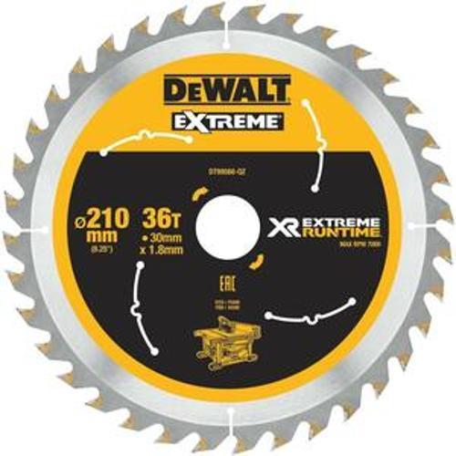 XR FlexVolt Circular Saw Blade 210 x - DeWalt 30mm 36T DT99566