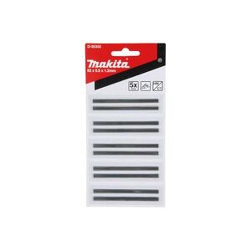 Planer Blade 82mm x 5.5 x 1.2mm Mini 5 Pack - Makita