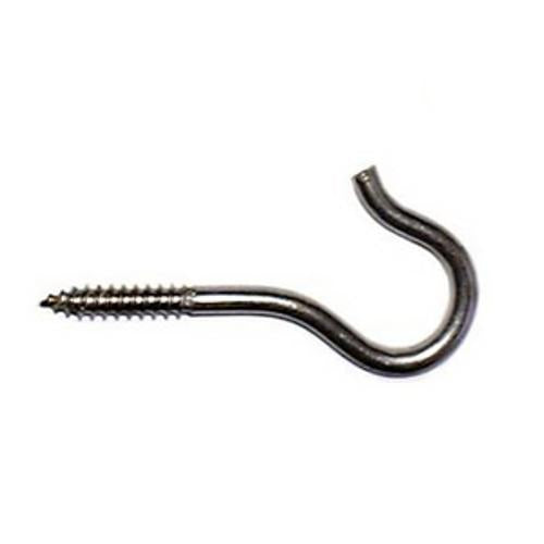 Screw Hook 96 x 6mm Stainless Steel Tagged 804SS - Hindley