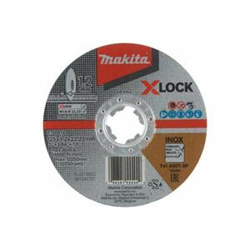 X-Lock Disc Thin Cut-Off Wheel Flat - Makita 125mm x 1.2 x 22.23 E-00418