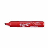 INKZALL Marker Red Large Chisel Tip - Milwaukee