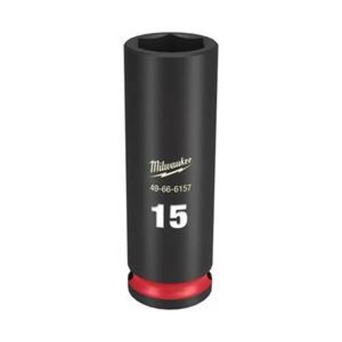 Shockwave Deep 6 Point Impact Socket 3/8 Inch Drive - Milwaukee 15mm