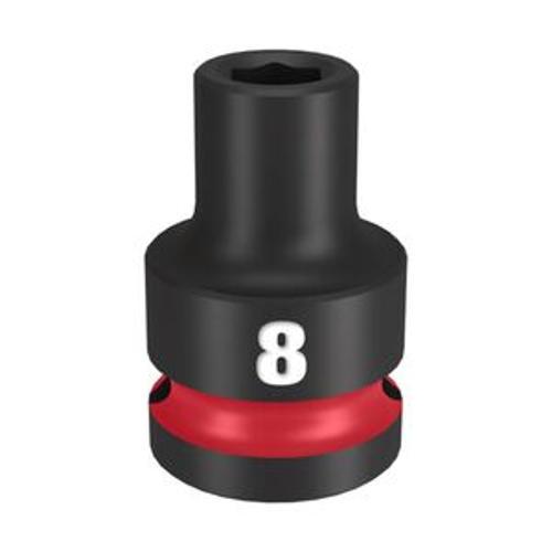 Shockwave Standard 6 Point Impact Socket 1/2 Inch Drive - Milwaukee 8mm