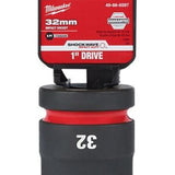 Shockwave Standard 6 Point Impact Socket - Milwaukee 1 Inch Drive 32mm