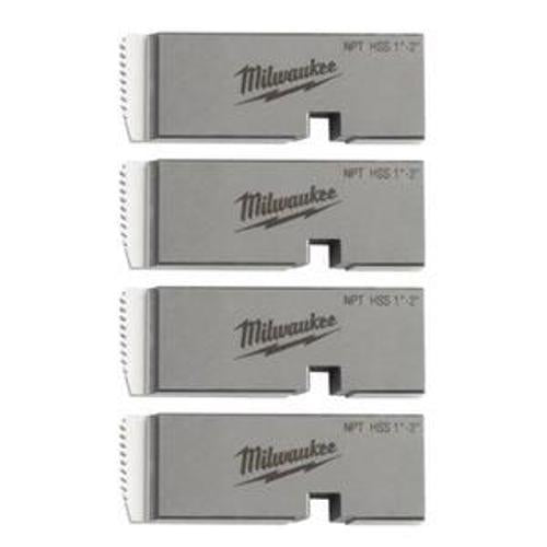 Universal Pipe Threading Die Set High Speed For Stainless NPT 1-2 Inch