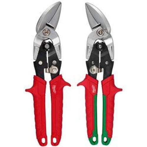Aviation Snips Offset 2 Pieces Set - Milwaukee
