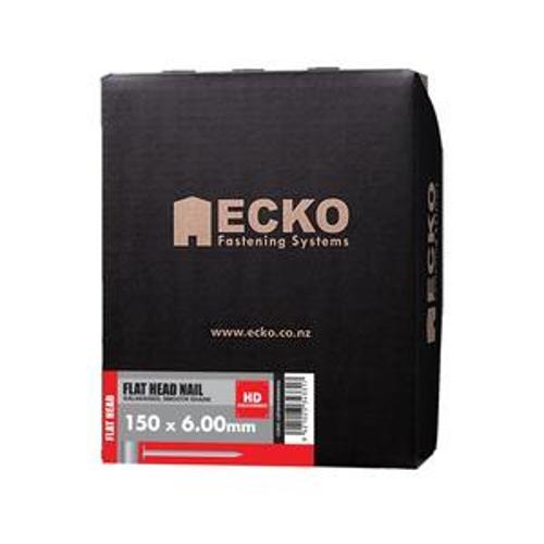 Nail Galvanised Flat Head Smooth 150 x - Ecko 6.00mm 5kg