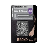 Nail Stainless Steel T316 Fibre Cement Annular Grooved 40 x - Ecko 2.80mm 2kg