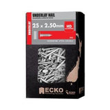 Nail Galvanised Underlay Annular Grooved 25 x - Ecko 2.50mm 2kg
