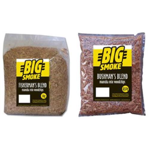 Bushmans Blend Woodchips - Big Smoke 1kg HBSBB1KG