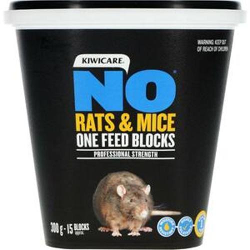 Kiwicare NO Rats and Mice One Feed 300g