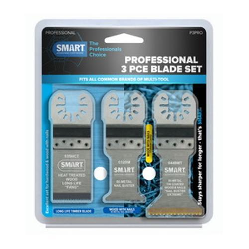 Professional Multi-tool Blade Set 3 Piece - Smart