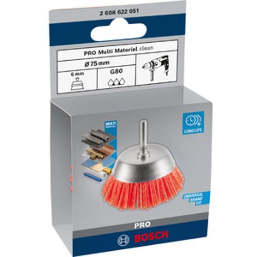 Cup Brush 6mm Shank 75mm 1.1mm - Bosch