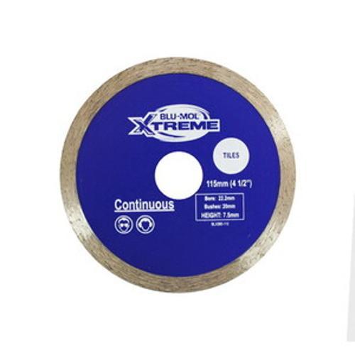 Xtreme Circular Saw Blade 115 x 22/20mm Diamond Continuous BLX580-115 - Blu-Mol