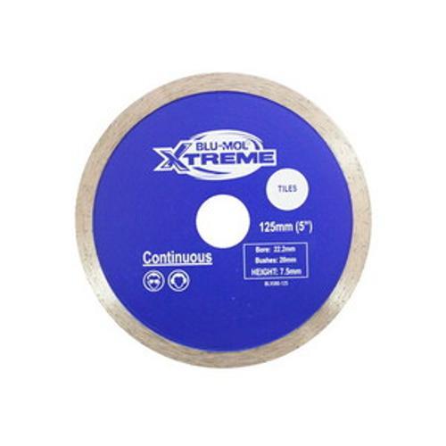 Xtreme Circular Saw Blade Diamond Continuous 125 x 22/20mm BLX580-125 - Blu-Mol