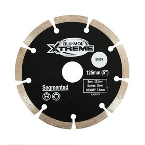 Xtreme Circular Saw Blade 125 x 22/20mm Diamond Segmented BLX582-125 - Blu-Mol